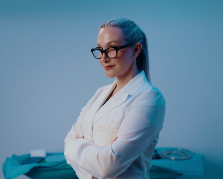 Board-certified plastic surgeon Dr. Beth Collins, selected by the ASPS to demonstrate advanced facelift techniques for national medical education.