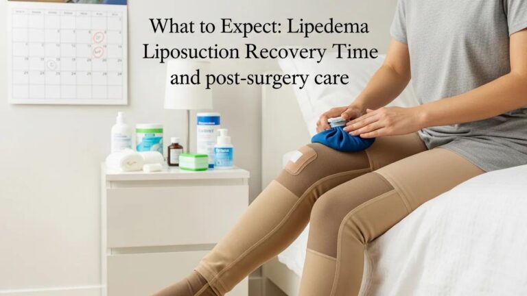 What to Expect: Lipedema Liposuction Recovery Time and post-surgery care