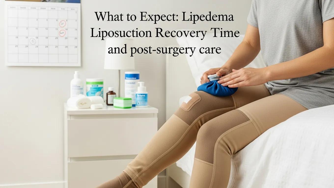 What to Expect: Lipedema Liposuction Recovery Time and post-surgery care